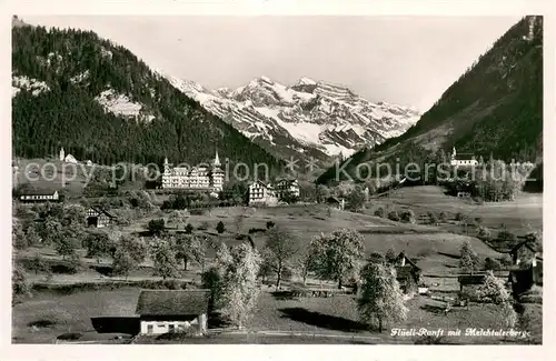 AK / Ansichtskarte Flueeli Ranft mit Melchtalerberge Flueeli Ranft