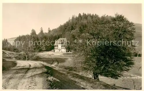 AK / Ansichtskarte Schoenau_Schwarzwald Berghotel Wiedener Eck Schoenau Schwarzwald