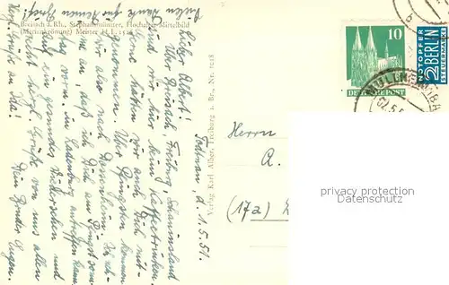 AK / Ansichtskarte Breisach_Rhein Hochaltar Mittelbild im Stephansmuenster Breisach Rhein