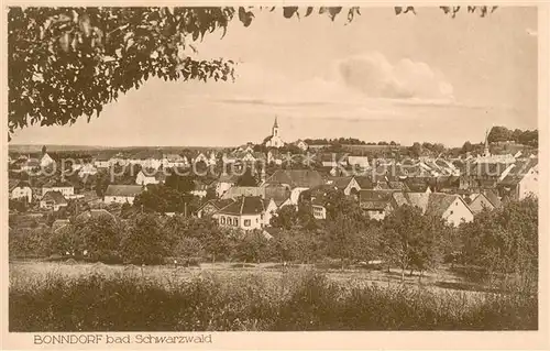 AK / Ansichtskarte Bonndorf_Schwarzwald Panorama Bonndorf Schwarzwald