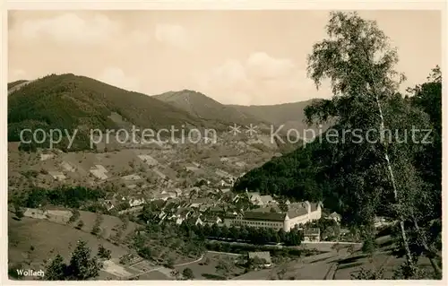 AK / Ansichtskarte Wolfach Blick vom Hofeckle Wolfach