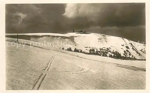 AK / Ansichtskarte Feldberg_Schwarzwald mit Zastler und Bismarckturm Feldberg Schwarzwald