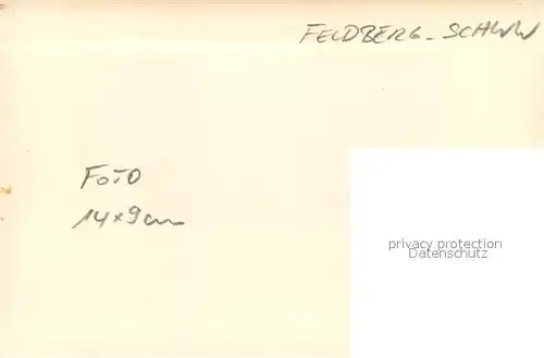 AK / Ansichtskarte Feldberg_Schwarzwald Winteridyll Feldberg Schwarzwald