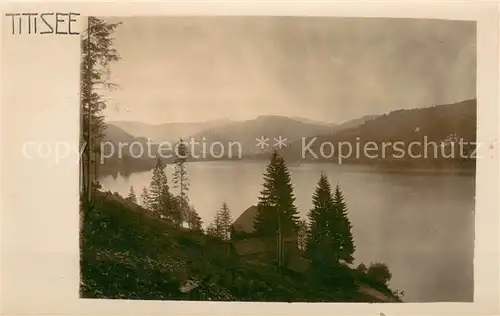 AK / Ansichtskarte Titisee Panorama Titisee