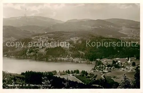 AK / Ansichtskarte Titisee Panorama Titisee