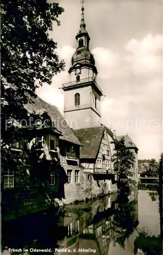 AK / Ansichtskarte Erbach_Odenwald Partie an der Muemling Erbach Odenwald
