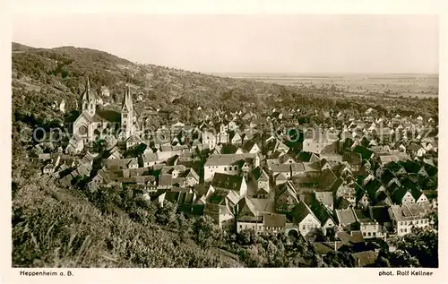 AK / Ansichtskarte Heppenheim_Bergstrasse Panorama Heppenheim_Bergstrasse