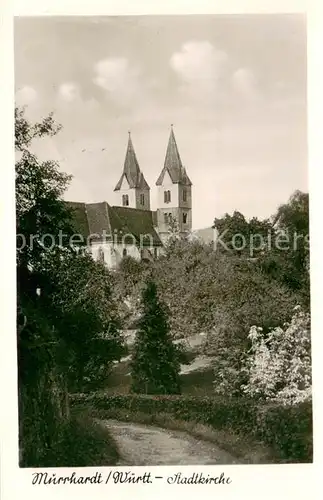AK / Ansichtskarte Murrhardt Stadtkirche Murrhardt