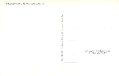 AK / Ansichtskarte Vicosoprano Ortsmotiv Vicosoprano
