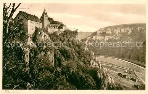 AK / Ansichtskarte Donautal Schloss Werenwag Donautal
