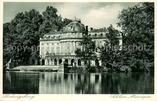 AK / Ansichtskarte Ludwigsburg_Wuerttemberg Schloss Monrepos Ludwigsburg Wuerttemberg