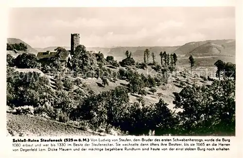 AK / Ansichtskarte Suessen Schlossruine Staufeneck Suessen
