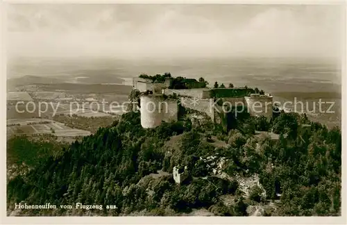 AK / Ansichtskarte Neuffen Burg Hohenneuffen Fliegeraufnahme Neuffen