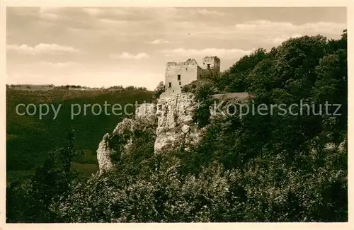 AK / Ansichtskarte Kirchheim_Teck Ruine Reussenstein Kirchheim Teck