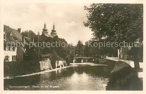 AK / Ansichtskarte Donaueschingen Partie an der Brigach Donaueschingen