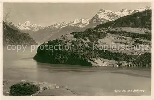 AK / Ansichtskarte Urnersee mit Seelisberg Urnersee