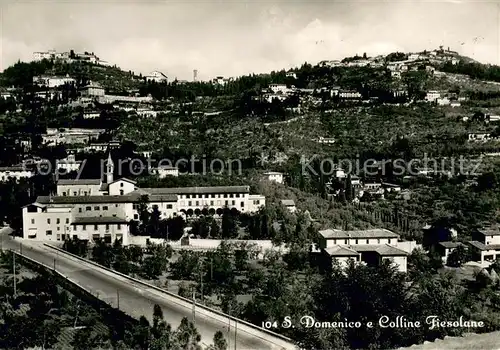 AK / Ansichtskarte Firenze_Florenz San Domenico e Colline Fiesolane 