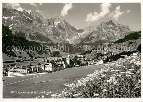 AK / Ansichtskarte Engelberg_OW mit Juchlipass Engelberg OW