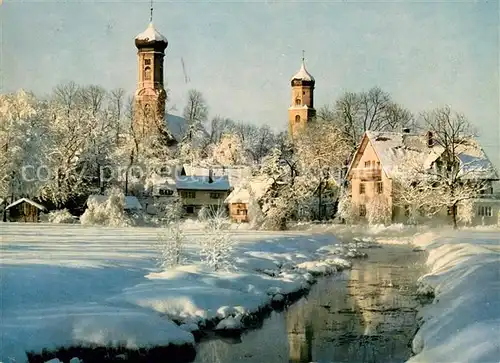 AK / Ansichtskarte Isny_Allgaeu Kirche Isny Allgaeu