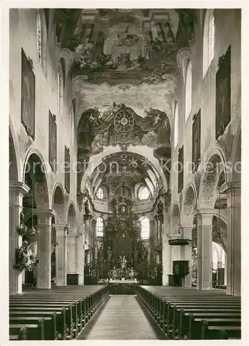 AK / Ansichtskarte Biberach_Riss Stadtkirche Biberach Riss