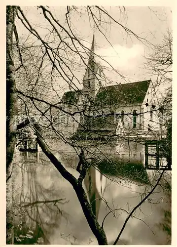 AK / Ansichtskarte Blaubeuren Klosterkirche und Blautopf Blaubeuren