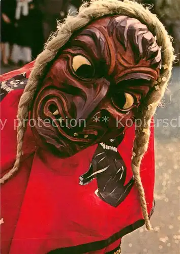 AK / Ansichtskarte Rottweil_Neckar Badische Fasnachtsmaske Rottweil Neckar