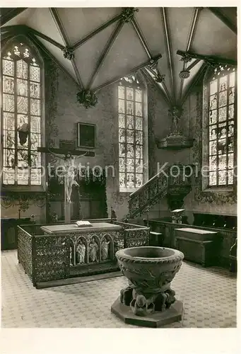 AK / Ansichtskarte Freudenstadt Stadtkirche Der Winkel in dem beide Schiffe zusammenstossen mit der Kanzel Freudenstadt