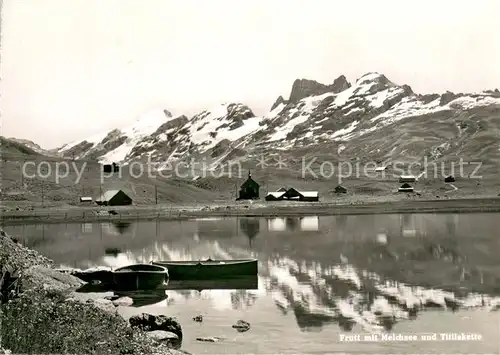 AK / Ansichtskarte Melchsee Frutt Hotel Kurhaus Frutt mit Titliskette Melchsee Frutt