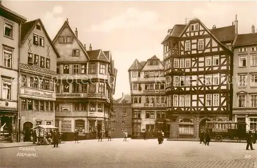 AK / Ansichtskarte Kassel Altmarkt Fachwerkhaeuser Altstadt Kassel