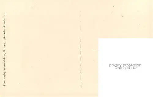 AK / Ansichtskarte Worms_Rhein Martinskirche Worms Rhein