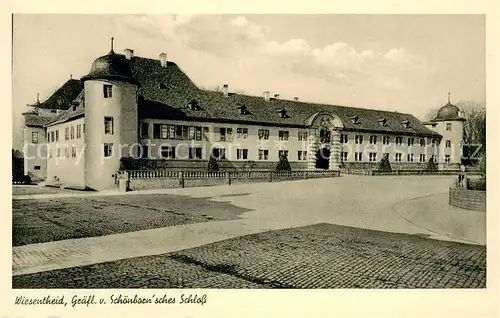 AK / Ansichtskarte Wiesentheid Graeflich Schoenborn sches Schloss Wiesentheid