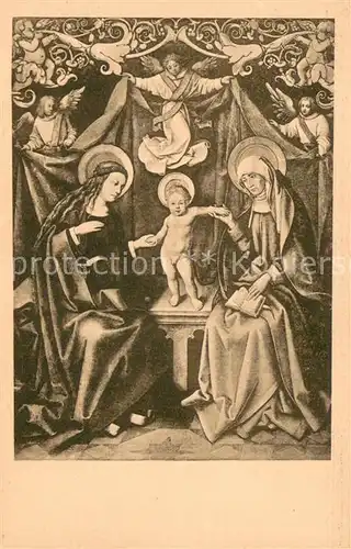 AK / Ansichtskarte Augsburg Galerie Hans Holbein der aeltere Gemaelde Kunst Augsburg