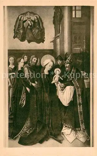 AK / Ansichtskarte Augsburg Hans Holbein der aeltere Beschneidung Christi Gemaelde im Dom Kunst Augsburg