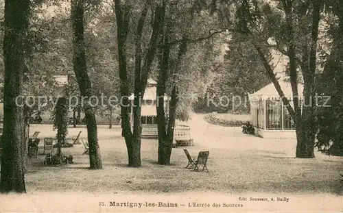 AK / Ansichtskarte Martigny les Bains Entree des Sources Martigny les Bains