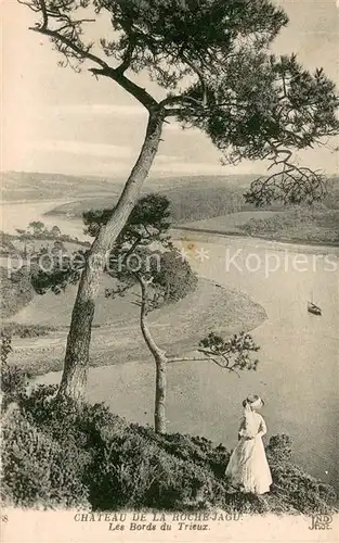 AK / Ansichtskarte Trieux_Meurthe et Moselle Chateau de la Roche Jagu Bords Trieux_Meurthe et Moselle