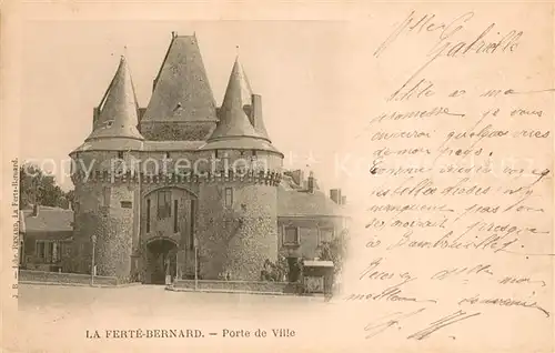 AK / Ansichtskarte Ferte Bernard_La Porte de Ville Ferte Bernard_La