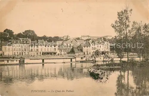 AK / Ansichtskarte Pontoise_Val d_Oise Quai du Pothuis 