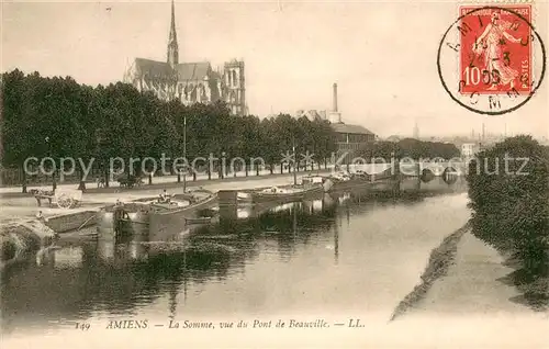 AK / Ansichtskarte Amiens La Somme Pont de Beauville Amiens