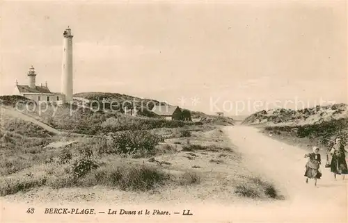 AK / Ansichtskarte Berck Plage Dunes Phare Berck Plage