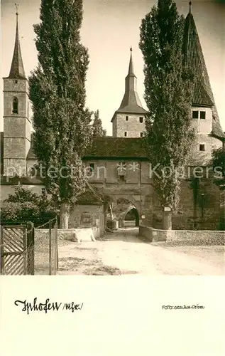 AK / Ansichtskarte Iphofen Roedelseer Tor Mittelalterliches Stadttor Iphofen