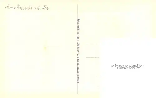 AK / Ansichtskarte Iphofen Mainbernheimer Tor Bruecke Iphofen