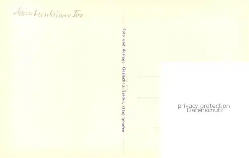 AK / Ansichtskarte Iphofen Mainbernheimer Tor Iphofen