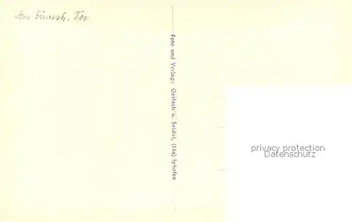 AK / Ansichtskarte Iphofen Einersheimer Tor Turm Iphofen