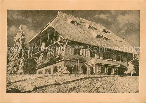 AK / Ansichtskarte Feldberg_Schwarzwald Baldenwegerbuck Naturfreundehaus Feldberg Schwarzwald