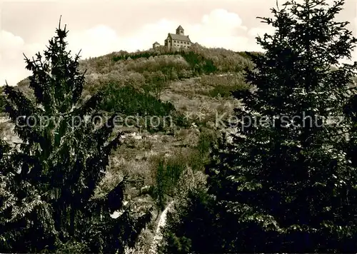 AK / Ansichtskarte Weinheim_Bergstrasse Die Wachenburg Weinheim_Bergstrasse