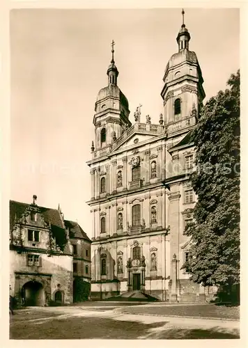 AK / Ansichtskarte Schoental_Jagst Kirche des ehem Zisterzienserklosters Schoental_Jagst