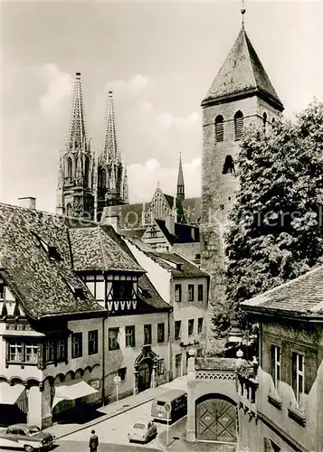 AK / Ansichtskarte Regensburg Kapelleneck Regensburg