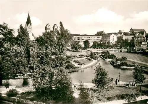 AK / Ansichtskarte Paderborn Paderanlagen Paderborn