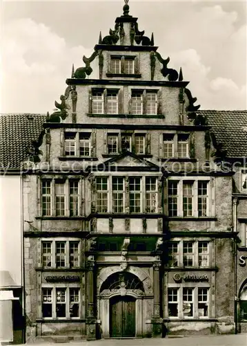 AK / Ansichtskarte Paderborn Altes Buergerhaus am Marienplatz Heisingsches Haus Paderborn