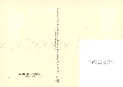 AK / Ansichtskarte Paderborn Rathaus Paderborn